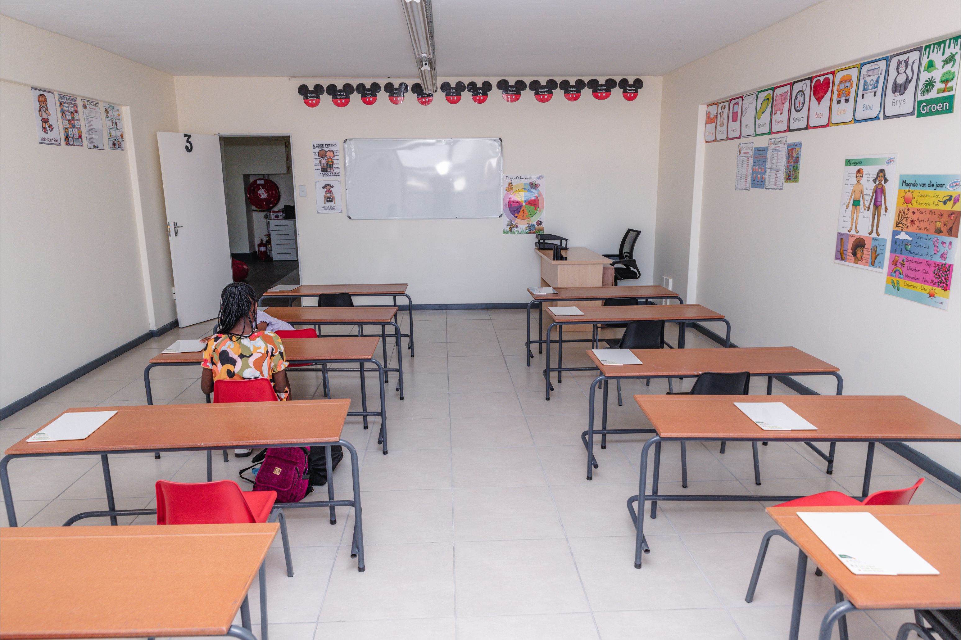 Science classroom at Kangaroo Primary School Benoni